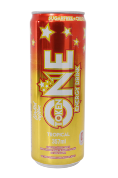 One Token Energy Drink Tropical SugarFree + Creatina 357ml 12 unidades