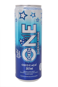 One Token Energy Drink Coco e Açaí SugarFree + Creatina 357ml 12 unidades