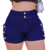 Short Jeans com Botões Laterais: Detalhe Fashion - loja online