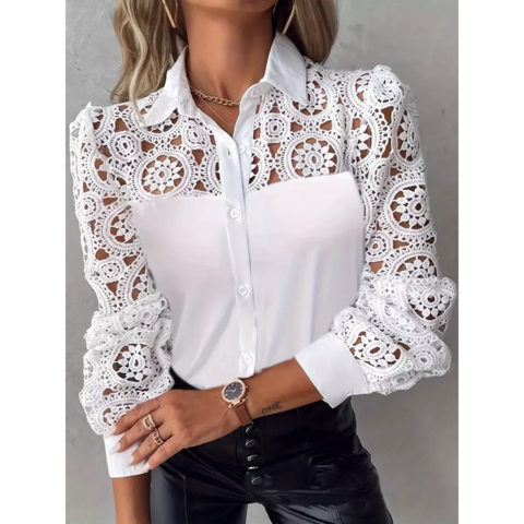 Camisa social feminina tecido fino shops