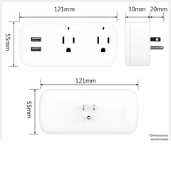 Enchufe Doble Inteligente Compatible con Google y Alexa en internet