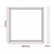 Painel Sobrepor quadrado 36w 4000k branco neutro 3200lm 400x400mm - loja online