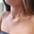 Colar feminino choker aro liso - comprar online