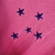 Camisa rosa do Cruzeiro, edição especial 22/23, com detalhes em azul e estrelas na parte frontal.