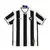 Camisa do Botafogo I 24/25, modelo masculino, nas cores preta e branca, com listras verticais e logo do time.