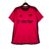 Camisa rosa do Fulham Away 23/24, confeccionada pela Adidas, com detalhes em preto e logotipo do time.