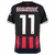 Camisa do AC Milan I 22/23, modelo torcedor masculino, nas cores vermelha e preta, com logo da Puma e patrocinador Emirates.

