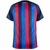 Camisa do Barcelona Home 22/23 da Nike, nas cores azul marinho, azul royal e vermelho, com logo da equipe e patrocinador Spotify.

