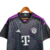 Camisa preta do Bayern de Munique II 23/24 para torcedores, com detalhes em roxo e logo da Adidas.

