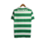 Camisa Celtic Home 22/23 Torcedor Adidas Masculina em branco e verde, com listras horizontais e logotipo da marca.

