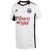 Camisa branca do Colo Colo com detalhes pretos, logo do clube e patrocinador Pilsen del Sur, modelo masculino da Adidas.