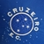 Camisa feminina azul do Cruzeiro, modelo 22/23, da Adidas, com estampa de estrelas e logo do time.

