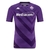 Camisa roxa do Fiorentina I 22/23, modelo torcedor, com logo da Kappa e estampas em diagonal.