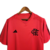 Camisa de treino vermelha do Flamengo 23/24, masculina, com logo da Adidas e símbolo do clube