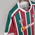 Camisa masculina do Fluminense para torcedores, nas cores verde, grená e branco, com logo da Umbro e patrocinador Betano.