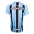 Camisa do Grêmio I 22/23, modelo torcedor masculino, nas cores azul e preto.

