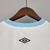 Camisa branca do Grêmio II 22/23, modelo torcedor masculino, com logotipo da Umbro e patrocinador Banrisul

