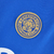 Camisa azul do Leicester City I 22/23 da Adidas para torcedores masculinos, com detalhes em branco e logotipo do time.

