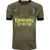 Camisa do AC Milan III 22/23, modelo torcedor da Puma, na cor verde, com detalhes em preto e logo da equipe.