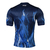 Camisa Napoli Flames Kit 22/23 masculina na cor azul, com detalhes em chamas e logotipos do patrocinador.