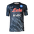 Camisa Napoli III 22/23 do torcedor EA7 masculina na cor azul, com detalhes em preto e logo do time.