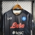 Camisa Napoli III 22/23 do torcedor EA7 masculina na cor azul, com detalhes em preto e logo do time.

