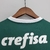 Camisa verde do Palmeiras, modelo I 22/23, fabricada pela Puma, com logo do clube e detalhes em branco.