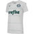 Camisa feminina branca do Palmeiras II 22/23, com detalhes em verde e logo da Puma.