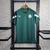 Camisa verde masculina do Palmeiras, modelo de treino 23/24 da Puma, com logo do time e detalhes em branco.