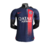 Camisa do Paris Saint-Germain 23/24, modelo masculino, azul, com logo da Nike e patrocínio da Qatar Airways.