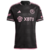 Camisa preta do Inter Miami, modelo away 23/24, com detalhes em rosa e logotipo da Adidas.