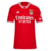 Camisa vermelha do Benfica I 23/24, modelo torcedor da Adidas, com logotipo e patrocínios visíveis.