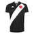 Camisa preta do Vasco da Gama, modelo I 22/23, com detalhes em branco e vermelho, fabricada pela Kappa.