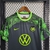 Camisa masculina do time Wolfsburg II 23/24 da Nike, na cor preta com detalhes em verde.

