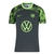 Camisa masculina do time Wolfsburg II 23/24 da Nike, na cor preta com detalhes em verde.