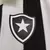 Camisa do Botafogo I 24/25, modelo masculino, nas cores preta e branca, com listras verticais e logo do time.