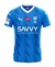 Camisa azul do Al-Hilal, modelo 23/24 da Puma, com detalhes em branco e logotipos em destaque.