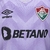 Camisa goleiro roxa do Fluminense, modelo I 24/25, da marca Umbro, com logo do time e patrocinador em destaque.