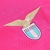 Camisa de goleiro da Lazio para torcedores, na cor rosa com detalhes em roxo e logo da Mizuno.

