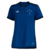 Camisa feminina azul do Cruzeiro I 23/24 da Adidas, com detalhes em branco e gola polo.