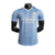 Camisa masculina do Manchester City I 23/24, modelo jogador, cor azul, fabricada pela Puma.