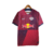 Camisa vermelha do RB Leipzig II 23/24, modelo torcedor da Nike, com design em zigue-zague e logo da Red Bull.

