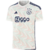 Camisa Ajax II 23/24 da Adidas, masculina, branca, com design ondulado e logo do time, patrocinada pela Ziggo.