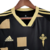 Camisa preta do Celta de Vigo II 22/23, modelo torcedor Adidas, com detalhes em dourado e logotipo da Estrella Galicia.

