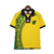 Camisa retrô da seleção da Jamaica de 1998, na cor amarela, com detalhes em verde e preto.