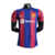 Camisa do Barcelona I 23/24 Jogador Nike Masculina nas cores azul e grená, com logo da Nike e Spotify.