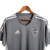 Camisa cinza do Atlético Mineiro III 22/23, modelo torcedor masculino da Adidas, com logo e detalhes em branco.

