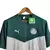 Camisa de treino verde do Palmeiras 22/23, com detalhe em branco e logo da Puma.

