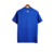 Camisa azul do Cruzeiro I 21/22 da Adidas, modelo masculino, com detalhes em dourado e nas mangas.