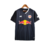 Camisa preta do Red Bull Bragantino II 23/24 com detalhes em branco e logotipo da New Balance.